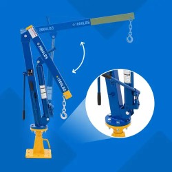 Hydraulinen nosturi 900 kg 360° kääntyvä säädettävä varsi
