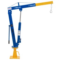 Hydraulinen nosturi 900 kg 360° kääntyvä säädettävä varsi