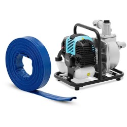 hillvert vesipumppu 1 2 kW 15 m h ja 20 m litteä letku 1 1 2