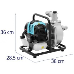hillvert vesipumppu 1,2 kW 15 m³/h ja 20 m litteä letku 1 1/2"