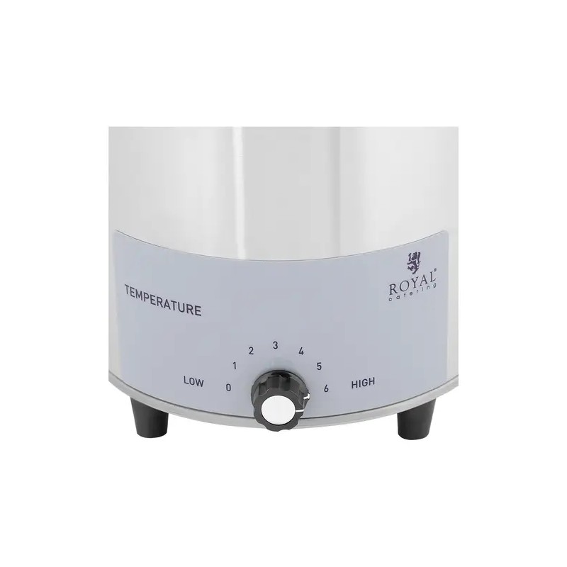 Lämmitettävä kastikepumppu RCSW-08, 3,3 l, ruostumaton teräs