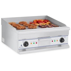Royal Catering RCG 60S sähkögrilli 60 cm sileä valurautalevy 2 x 4000 W 36 55 kg