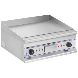 Royal Catering RCG 60S sähkögrilli 60 cm sileä valurautalevy 2 x 4000 W 36,55 kg