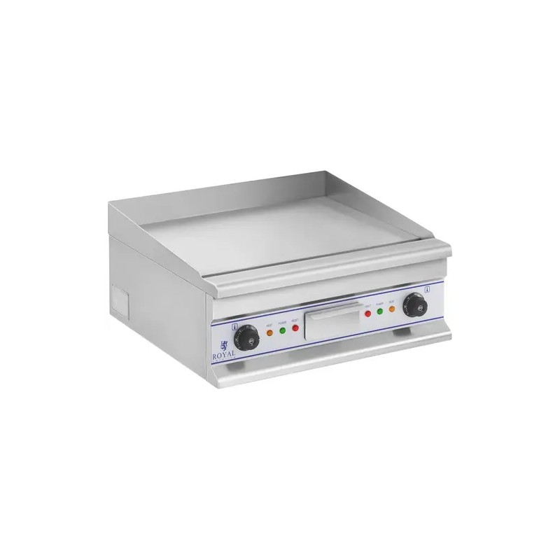 Royal Catering RCG 60S sähkögrilli 60 cm sileä valurautalevy 2 x 4000 W 36,55 kg