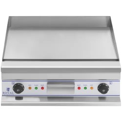Royal Catering RCG 60S sähkögrilli 60 cm sileä valurautalevy 2 x 4000 W 36,55 kg