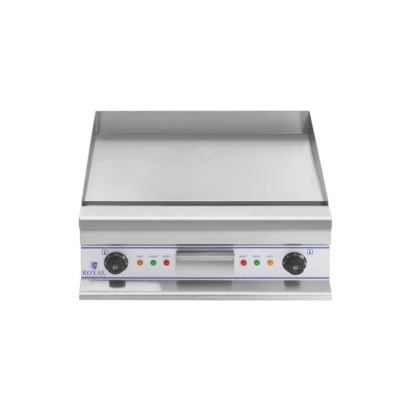 Royal Catering RCG 60S sähkögrilli 60 cm sileä valurautalevy 2 x 4000 W 36,55 kg