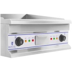 Royal Catering RCG 60S sähkögrilli 60 cm sileä valurautalevy 2 x 4000 W 36,55 kg