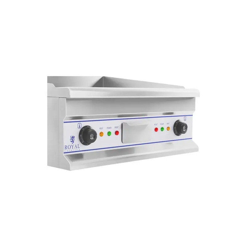 Royal Catering RCG 60S sähkögrilli 60 cm sileä valurautalevy 2 x 4000 W 36,55 kg