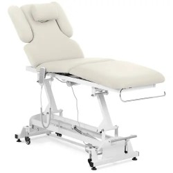 Sähköinen hierontapöytä 3 moottoria 300 W 185 x 67 cm valkoinen beige