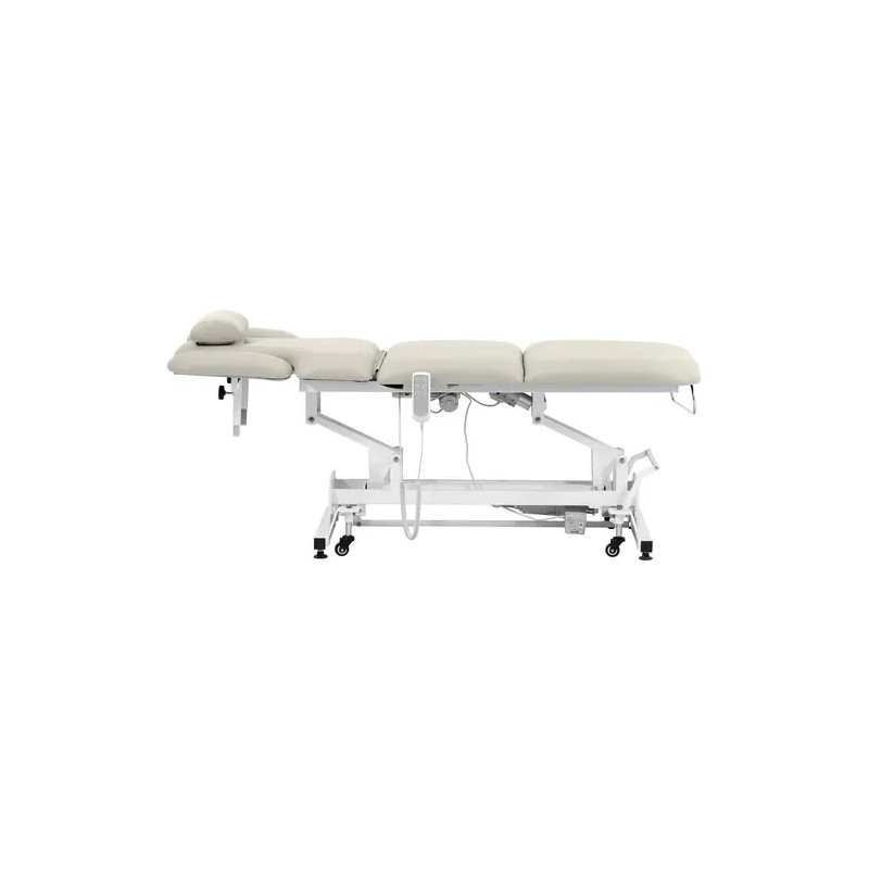 Sähköinen hierontapöytä 3 moottoria 300 W 185 x 67 cm valkoinen/beige