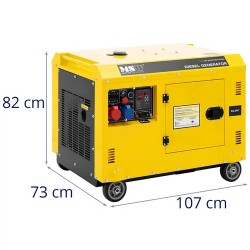 Diesel-aggregaatti 7220/8500 W 30 l 230/400 V AVR