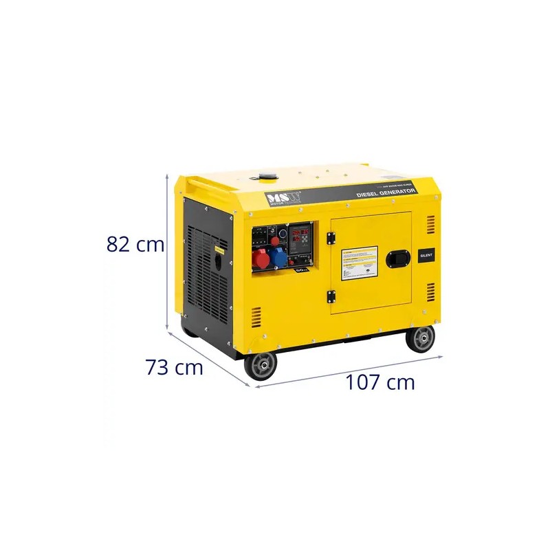 Diesel-aggregaatti 7220/8500 W 30 l 230/400 V AVR