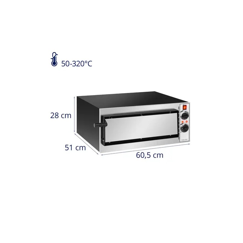 Royal Catering RC-POB140 sähköinen pizzauuni 32 cm 1600 W