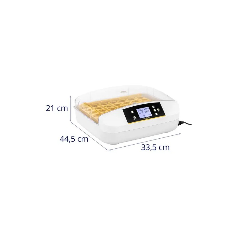 Automaattinen hautomakone IN-32DDI, 42 munaa, LCD-näyttö, 90 W