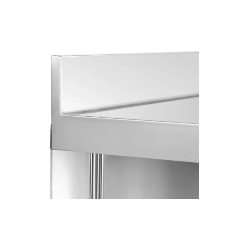 Royal Catering baarityöpöytä ruostumaton teräs 100 x 30 x 115 cm