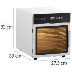 Royal Catering ruoankuivain ruostumaton teräs 500 W 6 tasoa