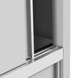 Royal Catering RCDC-100 astiakaappi ruostumaton teräs 1000 x 500 x 1800 mm