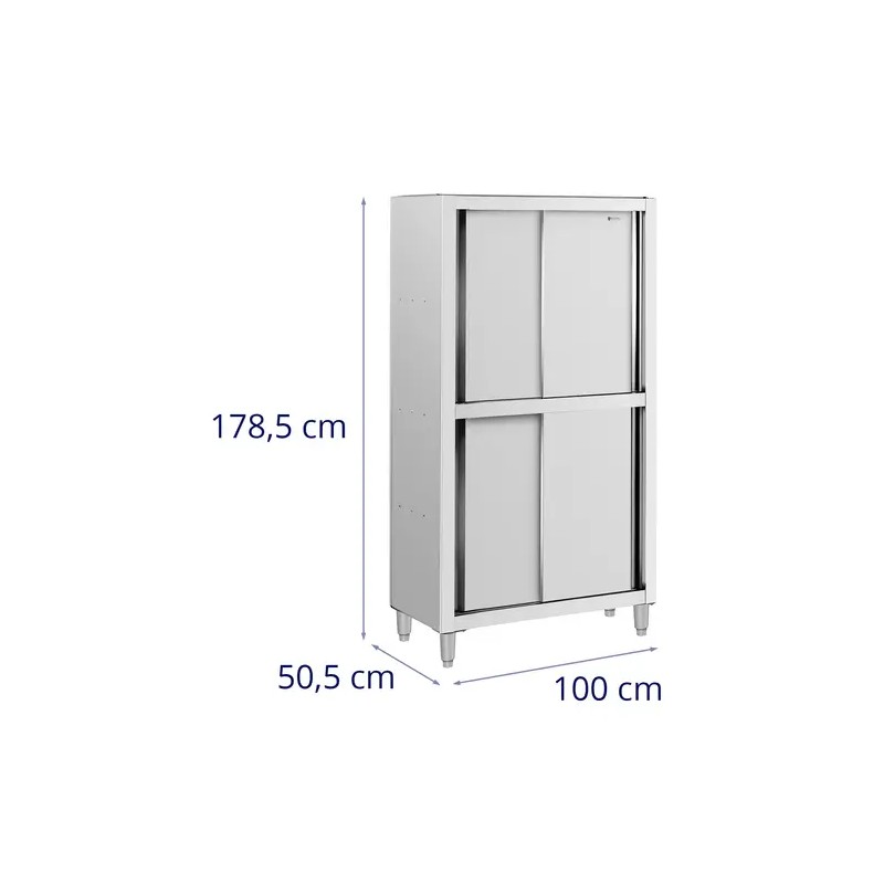 Royal Catering RCDC-100 astiakaappi ruostumaton teräs 1000 x 500 x 1800 mm