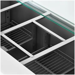 Royal Catering RCLK-W368 Saladette-kylmäpöytä 368 l lasikannella