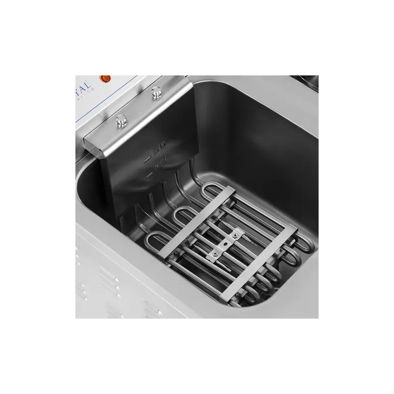 Royal Catering sähköinen kaksoisfryytteri 2 x 16 l 10 000 W 400 V alakaapilla
