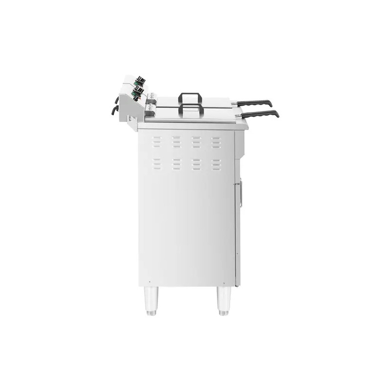 Royal Catering sähköinen kaksoisfryytteri 2 x 16 l 10 000 W 400 V alakaapilla