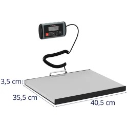 Digitaalinen pakettivaaka SBS-PT-100SB, 100 kg, 0,05 kg tarkkuus, ulkoinen LCD-näyttö