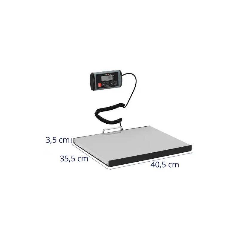 Digitaalinen pakettivaaka SBS-PT-100SB, 100 kg, 0,05 kg tarkkuus, ulkoinen LCD-näyttö
