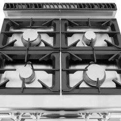 Royal Catering kaasuliesi 14,3 kW 4 poltintta alakaapilla