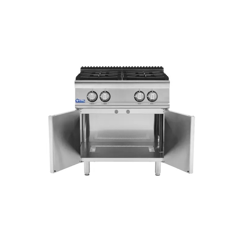 Royal Catering kaasuliesi 14,3 kW 4 poltintta alakaapilla
