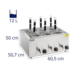 Royal Catering RCNK-6 pastakeitin 3000 W 6 korilla