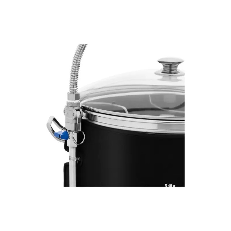 Royal Catering panimuskattila 40 l, 2500 W, 10-100 °C, ruostumaton teräs, LCD-näyttö ja ajastin