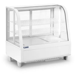 Royal Catering RCCC 100 WT kylmähylly 100 l 3 tasoa valkoinen