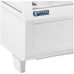 Royal Catering RCCC-100-WT kylmähylly 100 l, 3 tasoa, valkoinen