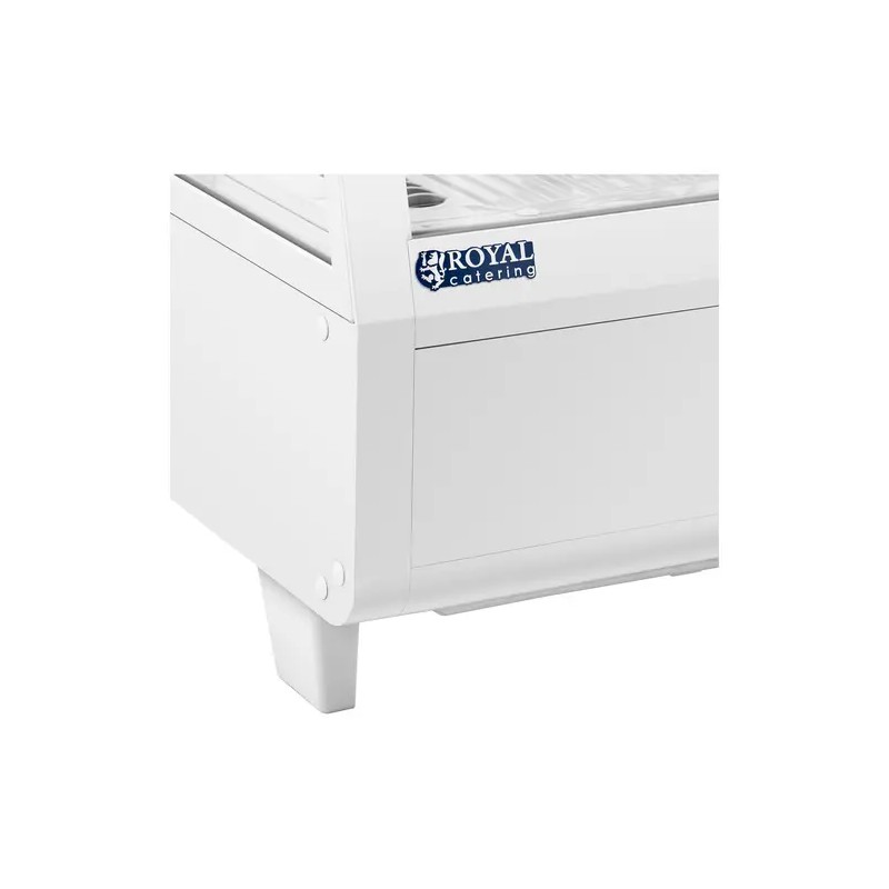Royal Catering RCCC-100-WT kylmähylly 100 l, 3 tasoa, valkoinen