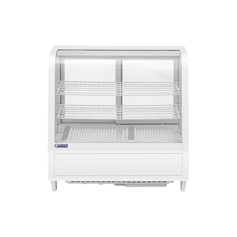 Royal Catering RCCC-100-WT kylmähylly 100 l, 3 tasoa, valkoinen