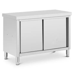 Royal Catering ECO ruostumattomasta teräksestä valmistettu läpilastuskaappi 120 x 60 cm, 500 kg