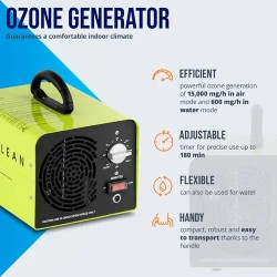 ulsonix AIRCLEAN 15000-H20 ozongeneraattori, 15000 mg/h, 150 W, vesiliitäntä