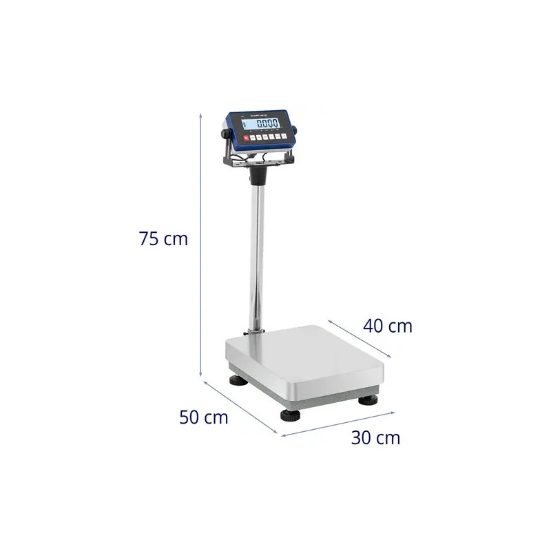 Tasovaaka 30 kg 0,001 kg tarkkuus 30 x 40 cm LCD-näyttö kg/lb