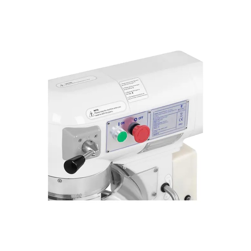 Royal Catering RCPM-20WP taikinakone 20 l 700 W laskettavalla kulholla