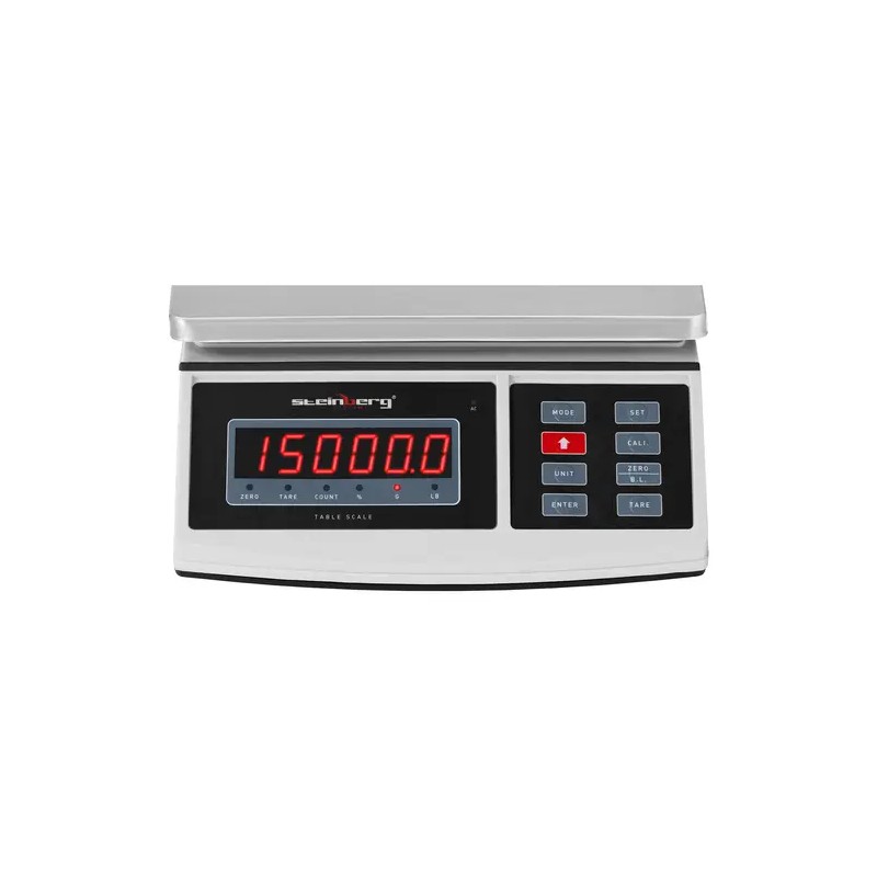 Pöytävaaka SBS-TW-15 15 kg / 0,5 g 21 x 27 cm LED