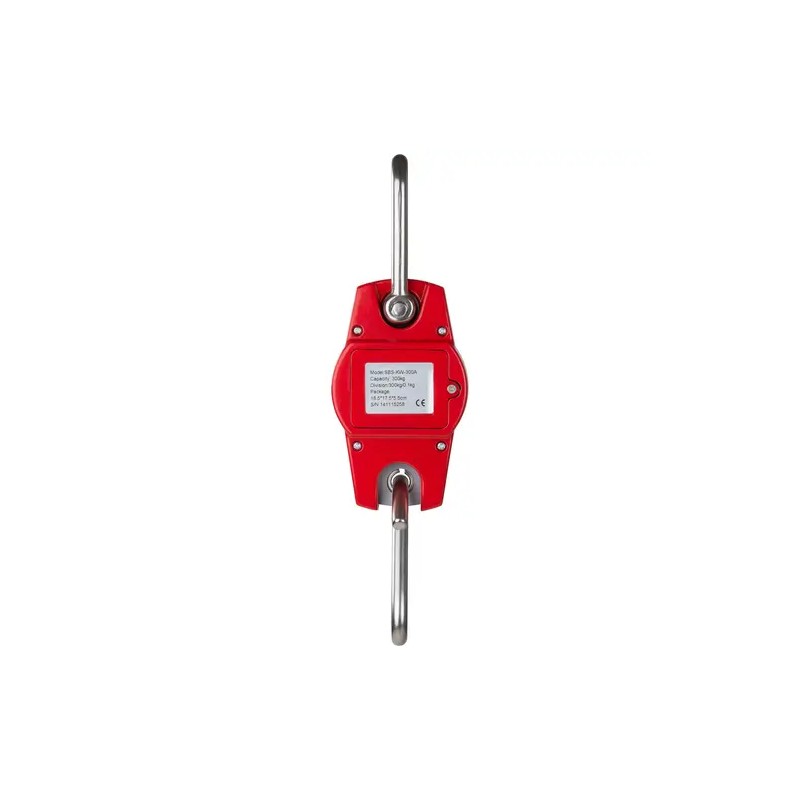 Steinberg Systems SBS-KW-300AR digitaalinen nostovaaka 300 kg / 0,1 kg, punainen