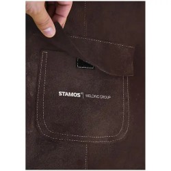 Stamos Welding hitsausesiliina naudan nahkaa, XL