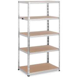 MSW raskashylly 90 x 60 x 180 cm 5 hyllytasoa harmaa 15 40 kg