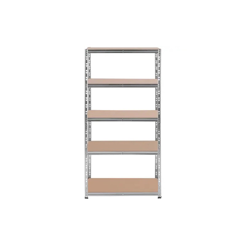 MSW raskashylly 90 x 60 x 180 cm, 5 hyllytasoa, harmaa 15.40 kg
