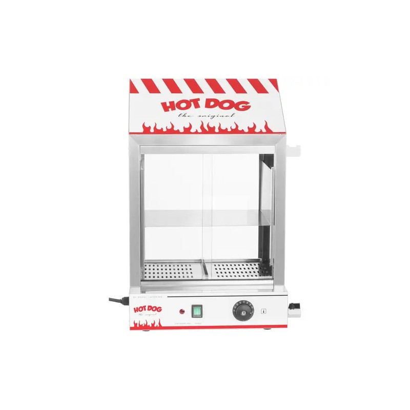 Royal Catering Hot Dog Steamer 2000 W nakki- ja sämpylälämmitin