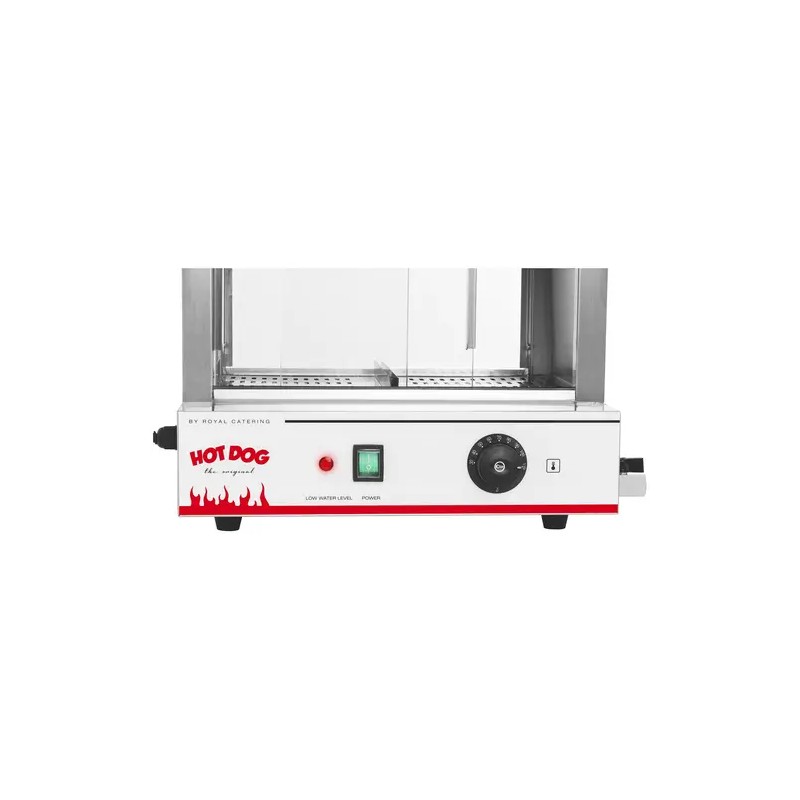 Royal Catering Hot Dog Steamer 2000 W nakki- ja sämpylälämmitin