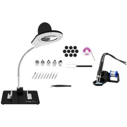 Stamos Soldering S-LS-6 4-in-1 juottostasema savunpoistolla ja lisävarusteilla