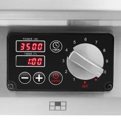 Royal Catering Induktiokeittolevy 6 x 28 cm 60-240 °C 400 V Timer