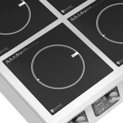 Royal Catering Induktiokeittolevy 6 x 28 cm 60-240 °C 400 V Timer