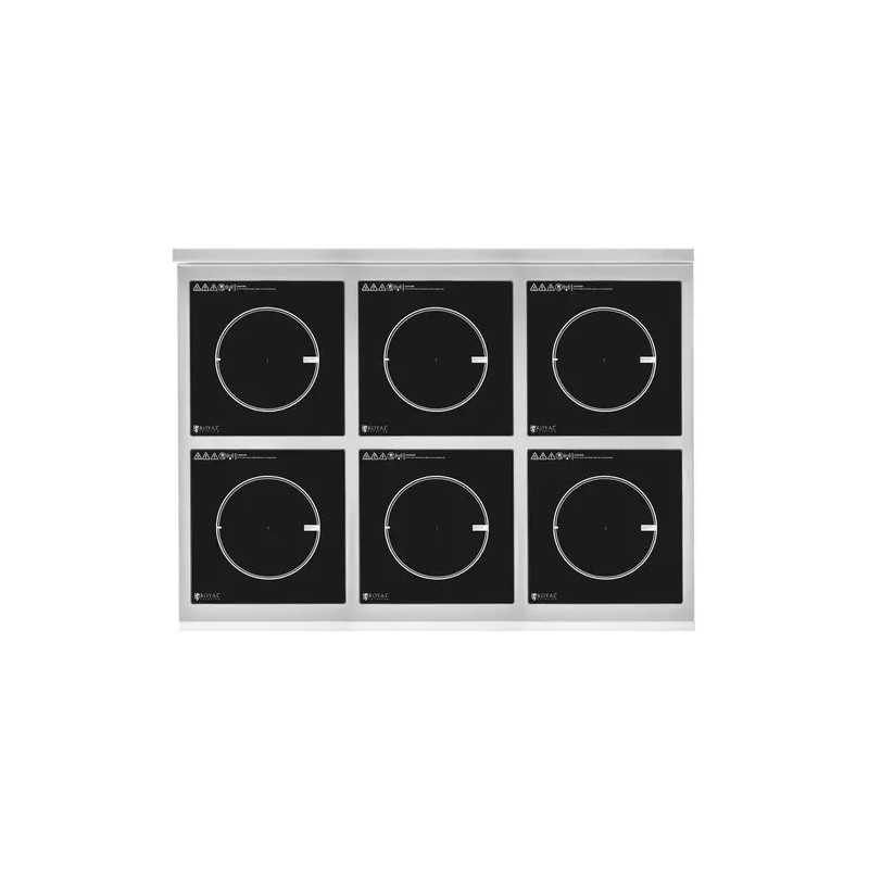 Royal Catering Induktiokeittolevy 6 x 28 cm 60-240 °C 400 V Timer